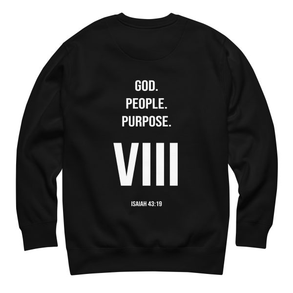 The VIII Collection - Premium Sweatshirt (Black) - Image 2