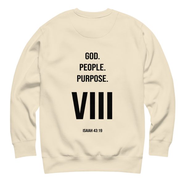 The VIII Collection - Premium Sweatshirt (Bone) - Image 2