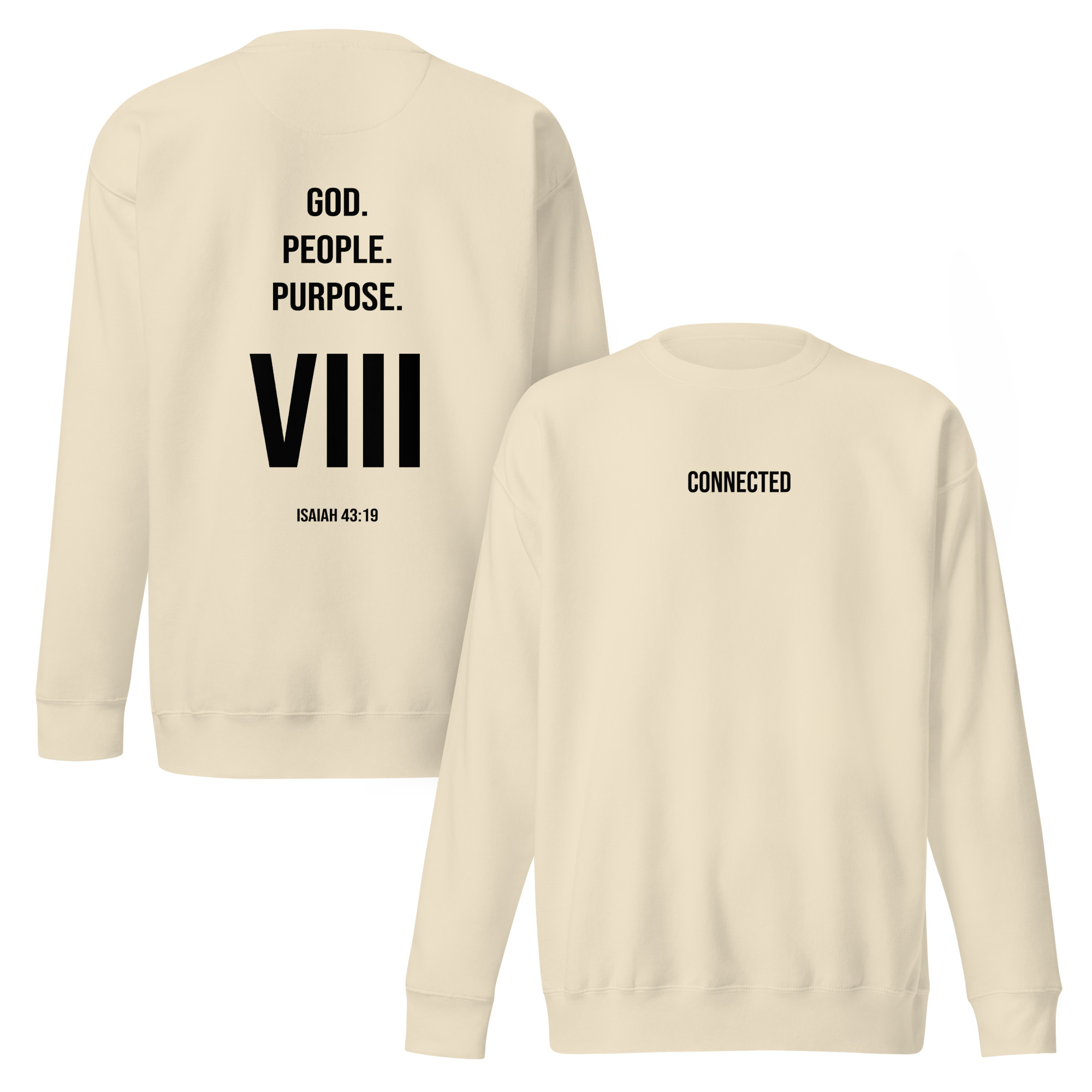 Connected - Unisex Premium Sweatshirt - Image 4